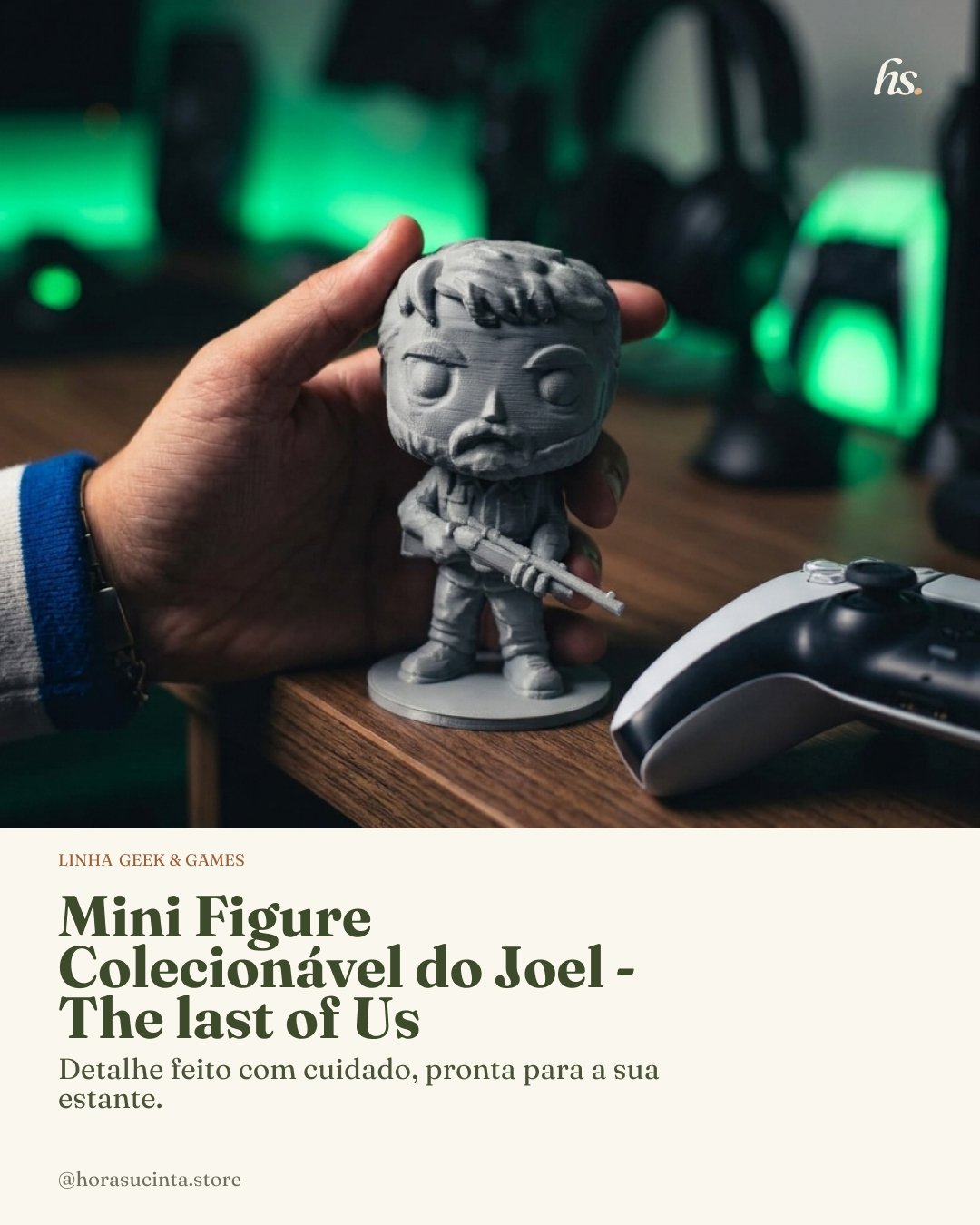 Mini Figure Colecionável do Joel - The last of Us